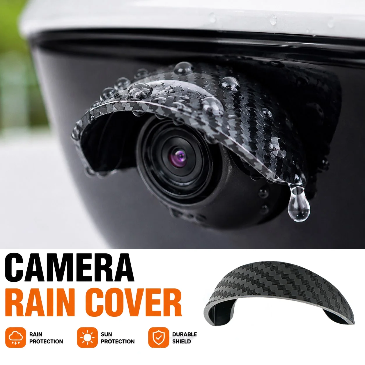Rear Camera For Car - 車のバックアップカメラレンズプロテクターユニバーサル防水アンチスクラッチ 360 パノラマリアビューカメラカバー車外装アクセサリー