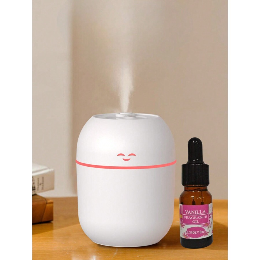 Car Fragrance Diffuser - 220ML USB ミニアロマディフューザーマシン空気加湿器 LED ライト電源オフ保護ホームカー超音波ミュートミストメーカーディフューザー