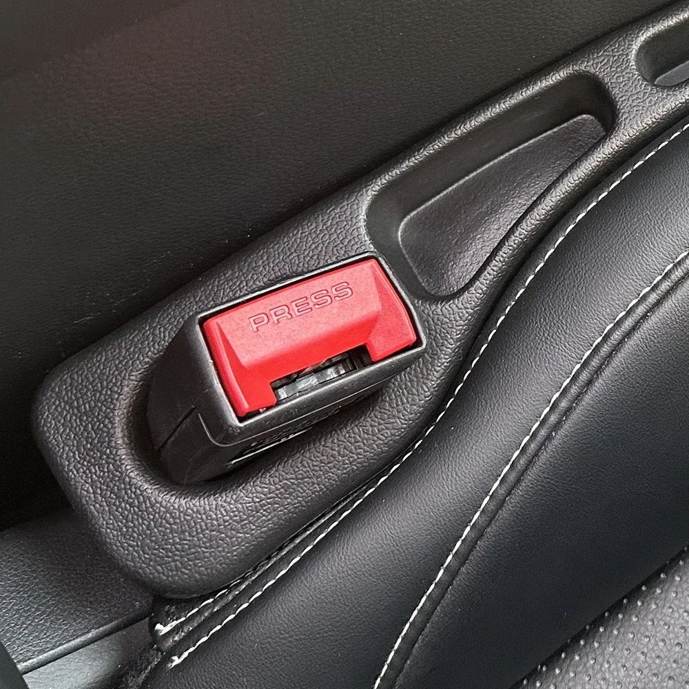 2 個カーシートギャップフィラーシート隙間収納ボックスバッグ - Car Accessories Unique のレビューと価格