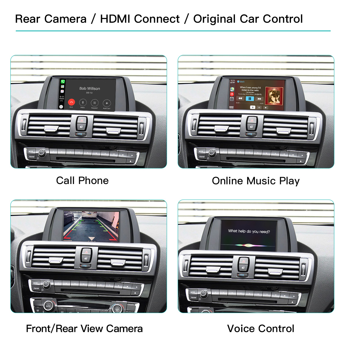 CarPlayマルチメディアインターフェース ワイヤレスCa - Rear Camera For Car のレビューと価格