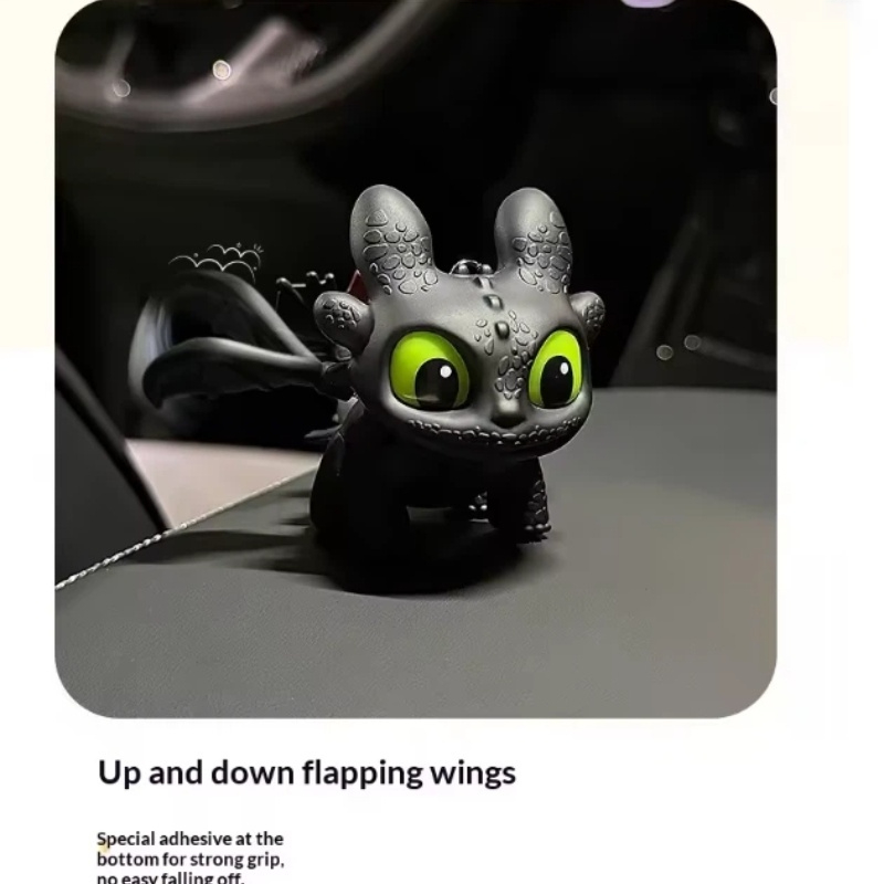 本物のかわいい光る歯のない車内装飾品、ナイトフューリーウィン - Car Accessories Etsy のレビューと価格