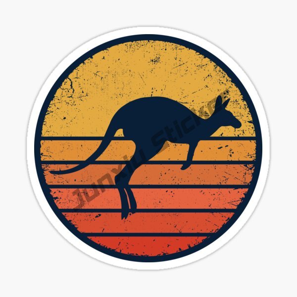 カンガルーゾーンオーストラリアバンパーステッカーかわいいオー - Car Accessories Australia のレビューと価格