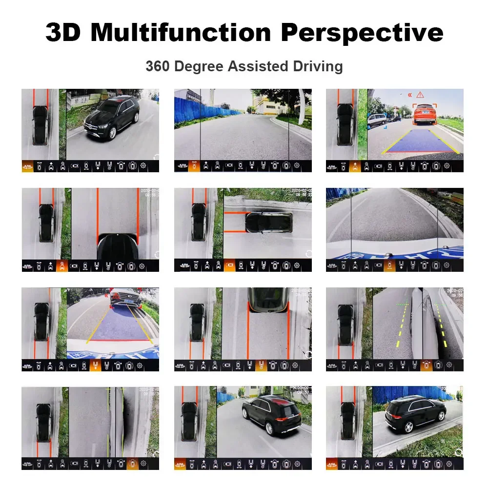 スマートツアー 1080P AHD 4K 3D 360度車載 - Rear Camera For Car のレビューと価格