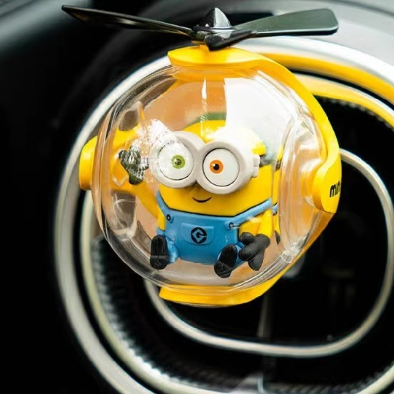 ミニオン風車用芳香剤、かわいい漫画風車用香水クリップ、クリエ - Car Fragrance Diffuser のレビューと価格