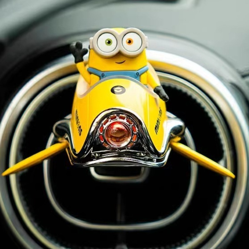 ミニオン風車用芳香剤、かわいい漫画風車用香水クリップ、クリエ - Car Fragrance Diffuser のレビューと価格