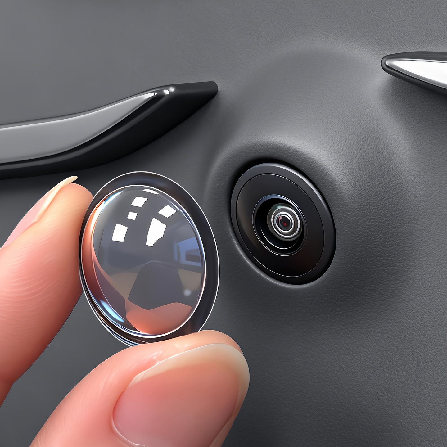 2個入り 車用リアビューバックアップカメラレンズプロテクター - Rear Camera For Car のレビューと価格