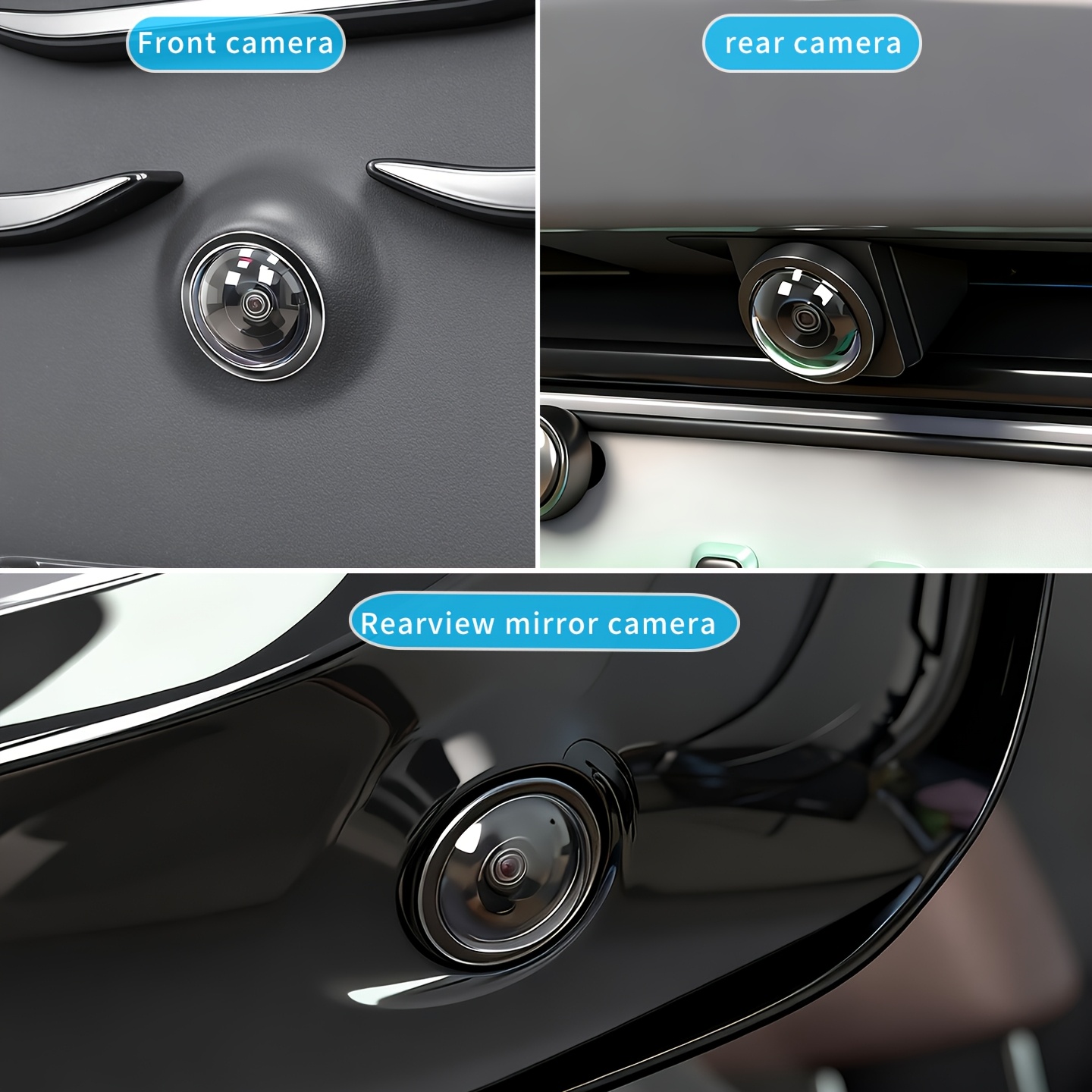 2個入り 車用リアビューバックアップカメラレンズプロテクター - Rear Camera For Car のレビューと価格