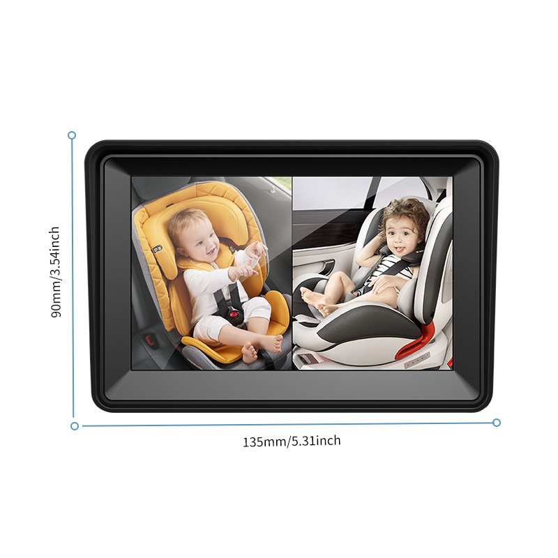 車のベビーケア 5 インチ モニター + ナイト ビジョン  - Rear Camera For Car のレビューと価格