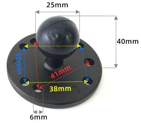 1 インチボールヘッドオートバイベーススタンドガーミンデジタ - Car Accessories Xiaomi のレビューと価格