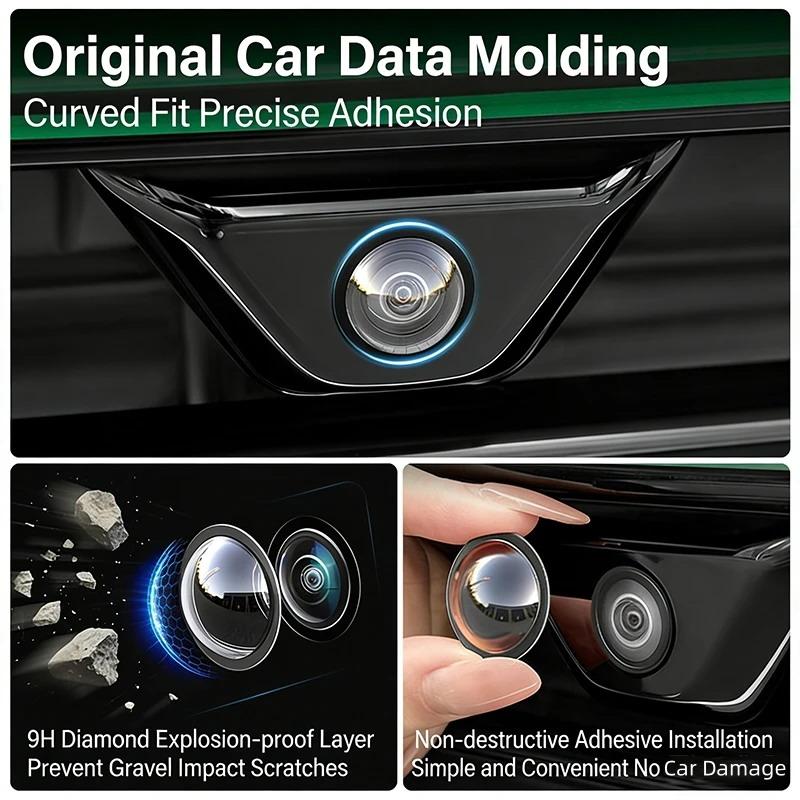 【2ペア 車用カメラレンズプロテクター リアビューバックアッ - Rear Camera For Car のレビューと価格