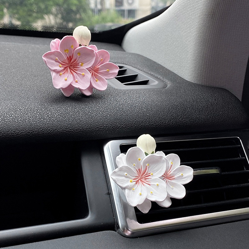 1pc 車のファッション小さな絶妙な香水クリップ花の形の空気 - Car Fragrance Diffuser のレビューと価格