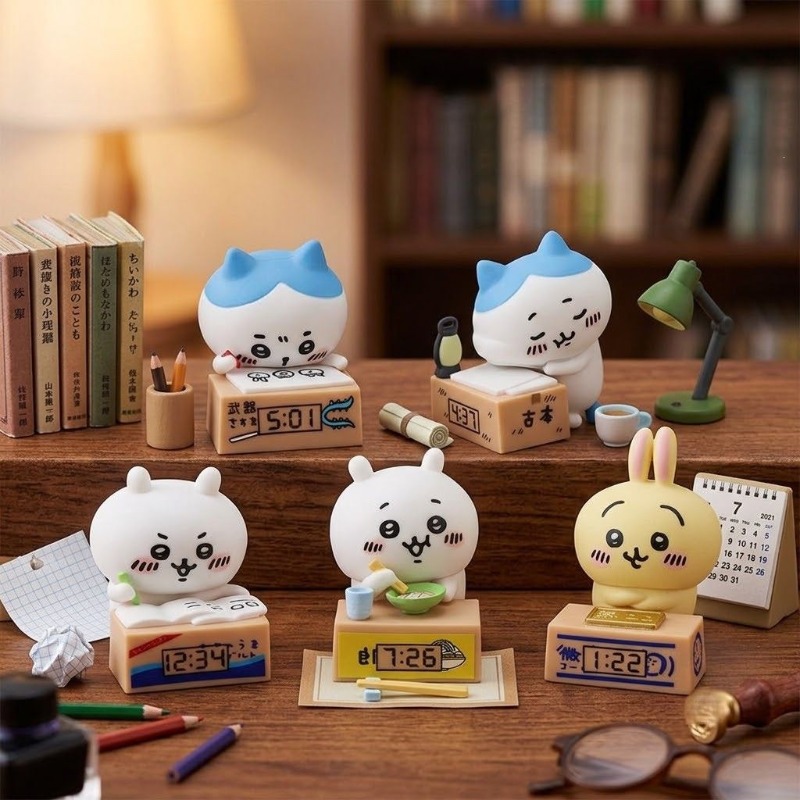 ハチワレうさぎ漫画目覚まし時計置物車内装飾小さくてかわいいデ - Car Accessories Etsy のレビューと価格