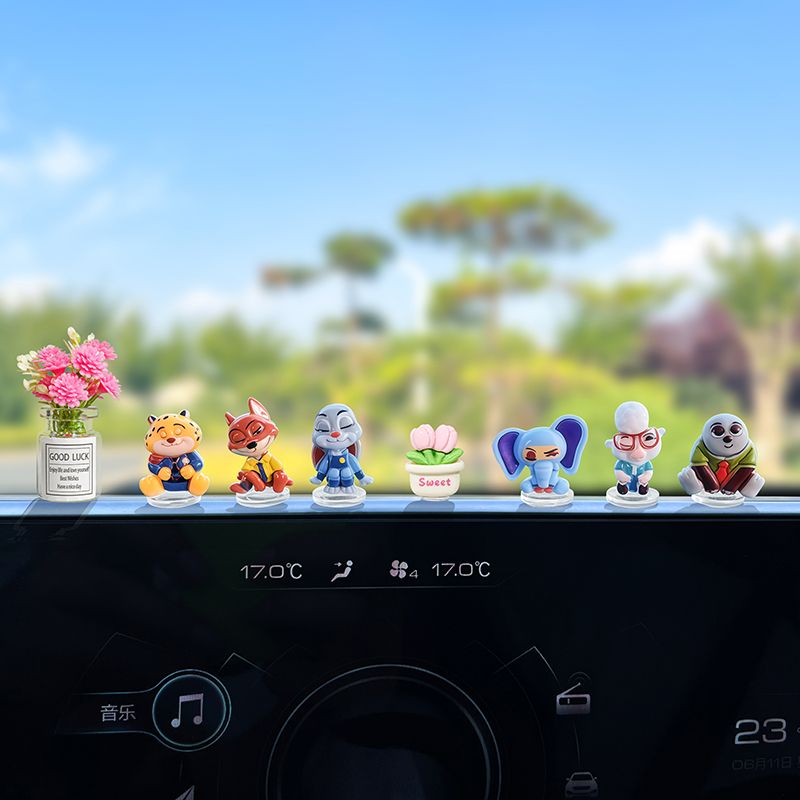 ズートピアの漫画風車の飾り物、車のディスプレイ、ダッシュボー - Car Accessories Etsy のレビューと価格