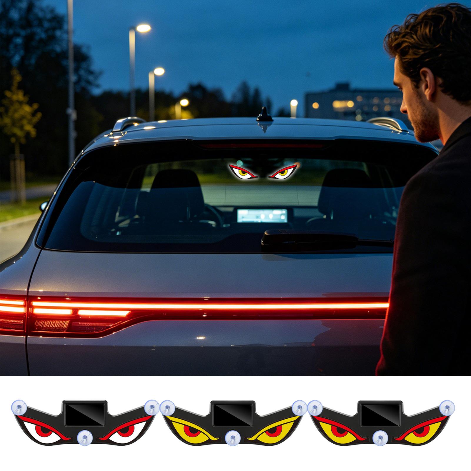 ソーラー LED 目の形ライト防水ユニバーサル、フロントガラ - Car Accessories Unique のレビューと価格