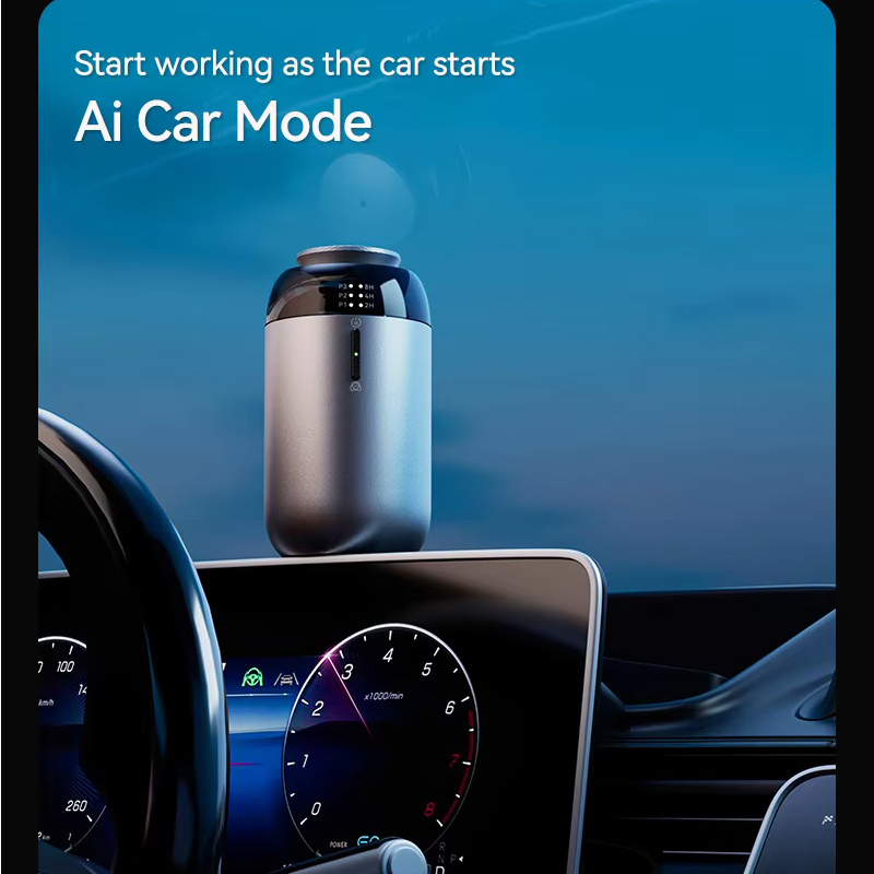 スマートポータブルカーアロマディフューザー バッテリーUSB - Car Fragrance Diffuser のレビューと価格