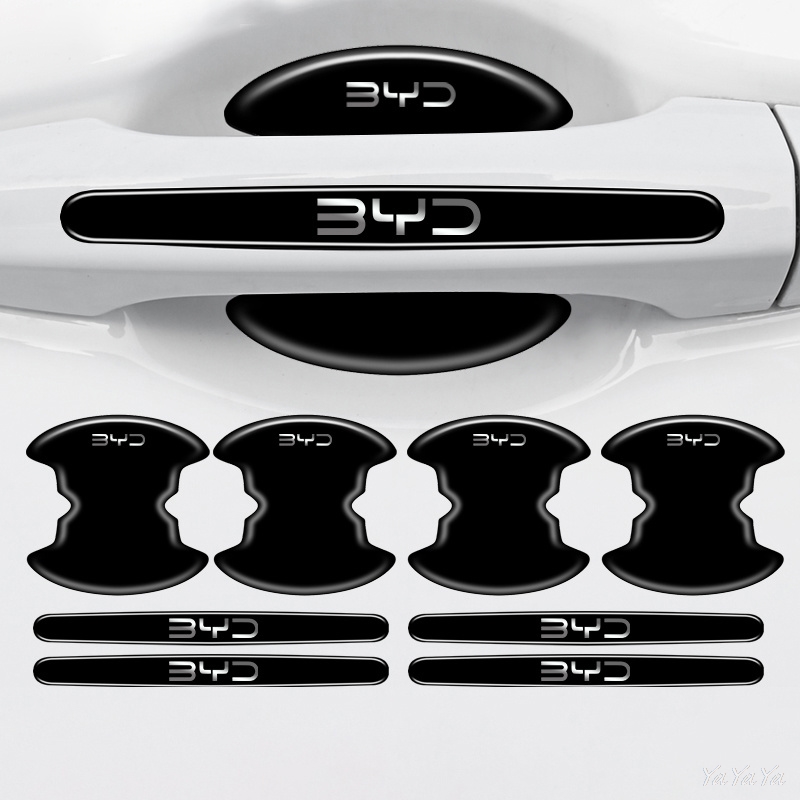 BYDロゴ入り車ドアハンドルプロテクター、傷防止ドアボウルス - Car Accessories Unique のレビューと価格