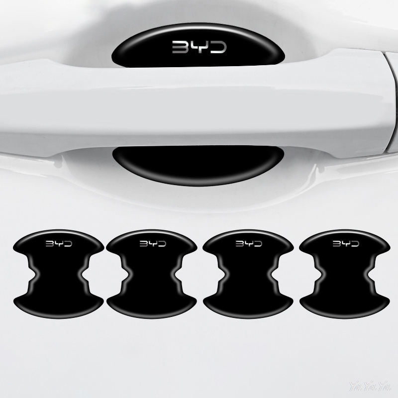 BYDロゴ入り車ドアハンドルプロテクター、傷防止ドアボウルス - Car Accessories Unique のレビューと価格