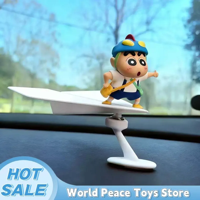 回転航空機クレヨンしんちゃん車のダッシュボード装飾品自動車イ - Car Accessories Etsy のレビューと価格
